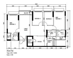 Blk 420D Waterfront II @ Northshore (Punggol), HDB 3 Rooms #630180121